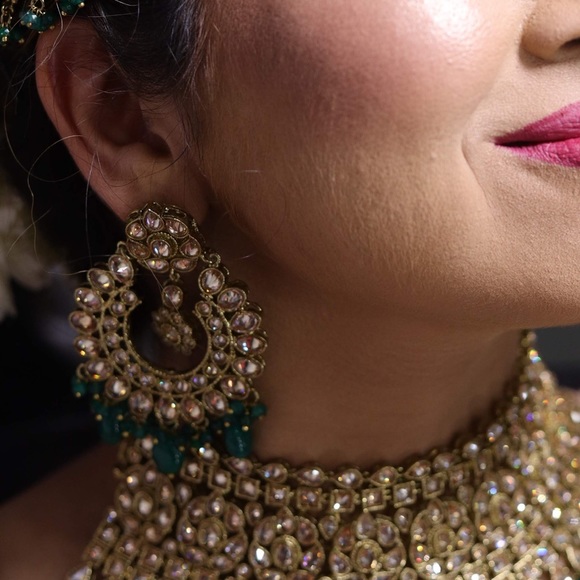 Fancy big earrings - Picture 2 of 2